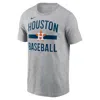 Nike Houston Astros Arched  Men's Mlb T-shirt In Grey