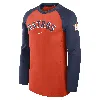 NIKE HOUSTON ASTROS AUTHENTIC COLLECTION GAME TIME  MEN'S DRI-FIT MLB LONG-SLEEVE T-SHIRT,1015594518