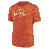 NIKE HOUSTON ASTROS AUTHENTIC COLLECTION PRACTICE VELOCITY  MEN'S DRI-FIT MLB T-SHIRT,1015599494