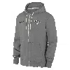Nike Houston Astros Authentic Collection Travel  Men's Dri-fit Mlb Full-zip Hoodie In Grey