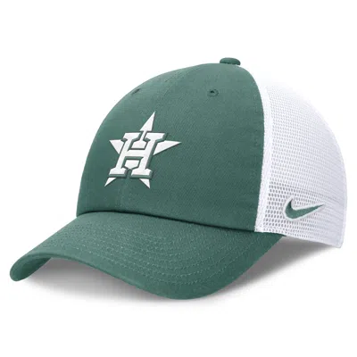 Nike Houston Astros Bicoastal Club  Unisex Mlb Trucker Adjustable Hat In Green
