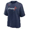 Nike Houston Astros City Connect Boxy  Women's Mlb T-shirt In Blue
