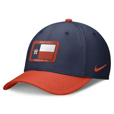 Nike Houston Astros City Connect Swoosh  Men's Dri-fit Mlb Hat In Blue