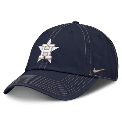 Nike Houston Astros Club  Men's Mlb Adjustable Hat In Blue