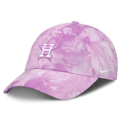 Nike Houston Astros Club  Men's Mlb Adjustable Hat In Pink