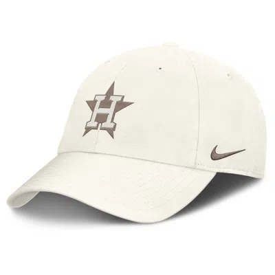 Nike Houston Astros Club  Men's Mlb Adjustable Hat In White