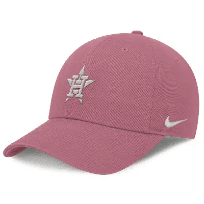 Nike Houston Astros Club  Women's Mlb Adjustable Hat In Pink