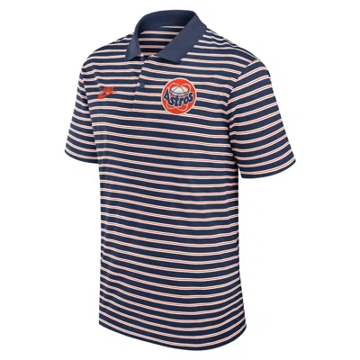 Nike Houston Astros Cooperstown Striped Victory  Men's Dri-fit Mlb Polo In Blue