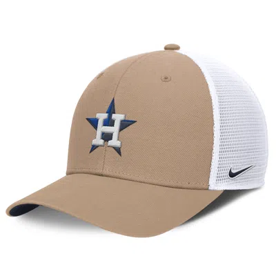Nike Houston Astros Hemp Rise  Men's Mlb Trucker Adjustable Hat In Brown
