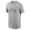 Nike Heather Gray Houston Astros Home Team Athletic Arch T-shirt In Grey