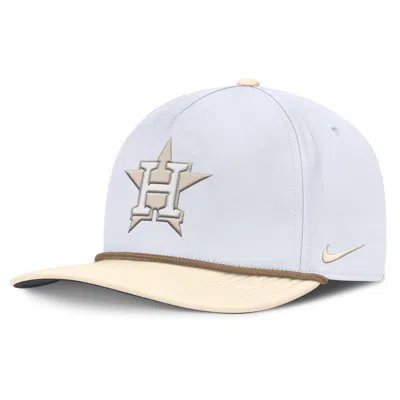 Nike Houston Astros Pro Menâs  Men's Aerobill Mlb Adjustable Hat In White