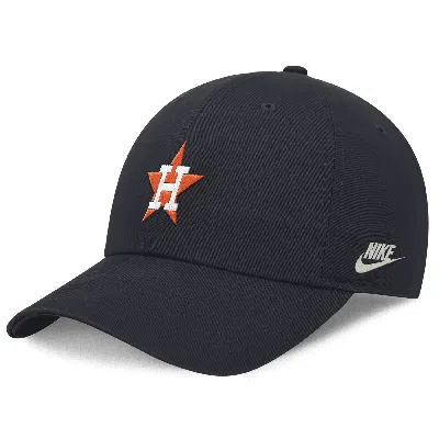 Nike Houston Astros Rewind Cooperstown Club  Men's Mlb Adjustable Hat In Black