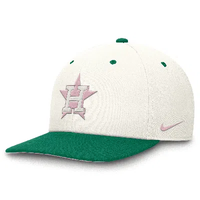 Nike Houston Astros Sail Pro  Unisex Dri-fit Mlb Adjustable Hat In White