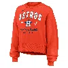 Nike Houston Astros  Women's Mlb Pullover Crew In Orange