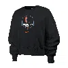 Nike Houston Dash Phoenix Fleece  Women's Nwsl Crew-neck Sweatshirt In Black