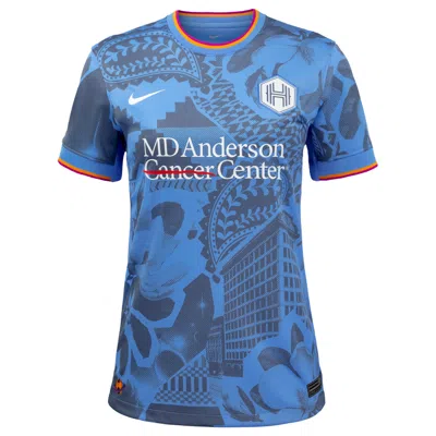 Nike Houston Dash Stadium Away Womens  Women's Dri-fit Nwsl Replica Jersey In Blue