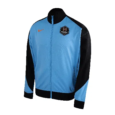 Nike Houston Dash  Unisex Nwsl Anthem Jacket In Blue