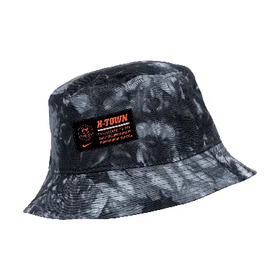 Nike Houston Dash  Unisex Nwsl Tie-dye Bucket Hat In Gray