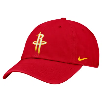 Nike Houston Rockets Club  Unisex Nba Hardwoods Cap In Red