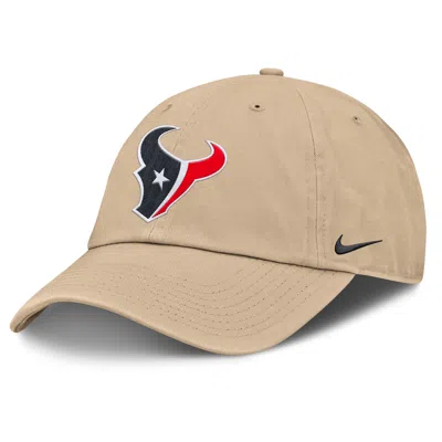 Nike Houston Texans Club  Men's Nfl Adjustable Hat In Brown