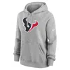 Nike Houston Texans Club  Women's Nfl Pullover Hoodie In Grey