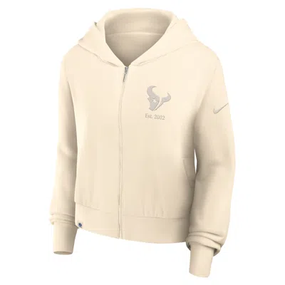 Nike Houston Texans Established Womenâs  Women's Nfl Full-zip Hoodie