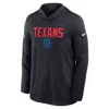 Nike Blue Houston Texans Sideline Alt Pack Dri-fit Lightweight Hooded Top In Blue