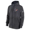 Nike Houston Texans Playbook Page Club  Men's Nfl Full-zip Hoodie In Black