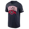 Nike Houston Texans Rewind Front And Back Hit Essential  Men's Nfl T-shirt In Blue