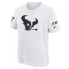 Nike Houston Texans Salute To Service Primary Edge Legend Big Kids'  Dri-fit Nfl T-shirt In White