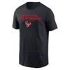 Nike Houston Texans Sideline Team Issue  Men's Dri-fit Nfl T-shirt In Black