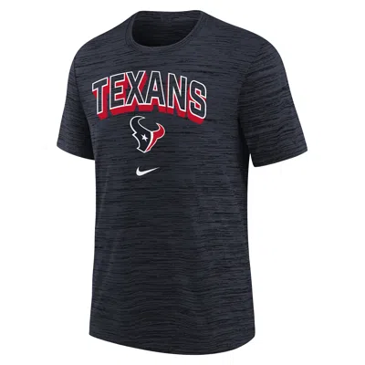 Nike Houston Texans Sideline Velocity Big Kidsâ  Dri-fit Nfl T-shirt In Blue