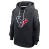 Nike Houston Texans Sideline  Women's Dri-fit Nfl Pullover Hoodie In Black