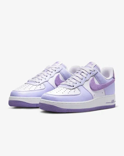 Pre-owned Nike Hq3905-500  Women's Air Force 1 Low Next Nature Hydrangeas Black (women's) In White