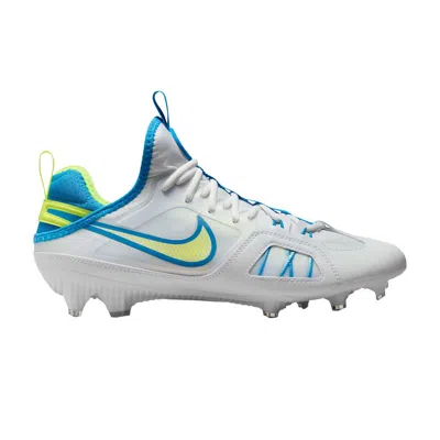 Pre-owned Nike Huarache 9 Varsity Lax Se 'volt Vivid Blue' In White