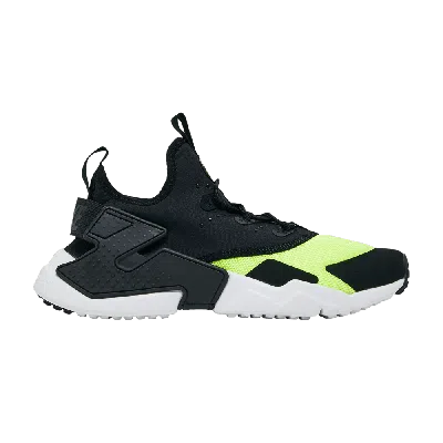 Pre-owned Nike Huarache Drift Gs 'black Volt'