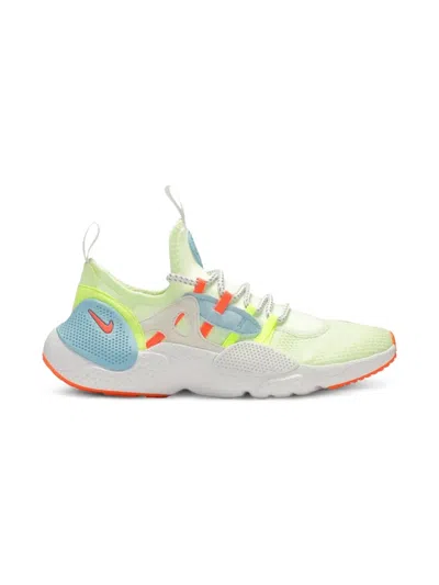 Nike Kids' Huarache E.d.g.e.prm Txt Bp "barely Volt/hyper Crimson" Sneakers In White