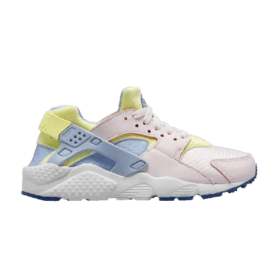Pre-owned Nike Huarache Run Gs 'pearl Pink Cobalt Bliss'