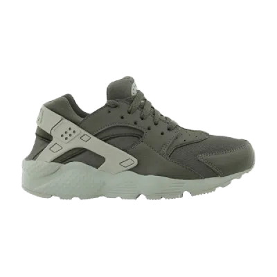 Pre-owned Nike Huarache Run Gs 'sequoia' In Green