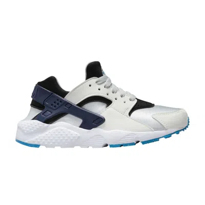 Pre-owned Nike Huarache Run Gs 'white Deep Royal' | Kid's Size 6.5