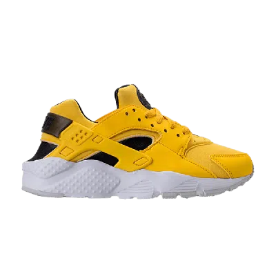 Pre-owned Nike Huarache Run Gs 'yellow'