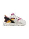Nike Huarache Run "light Bone/lethal Pink" Sneakers In White