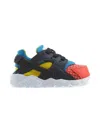 Nike Huarache Run Now "bright Crimson/obsidian" Sneakers In Black