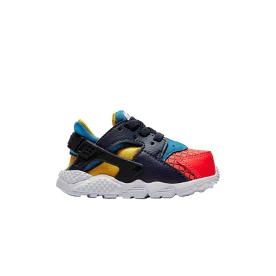 Pre-owned Nike Huarache Run Now Td 'bright Crimson Photo Blue' | Multi-color | Infant Size 5