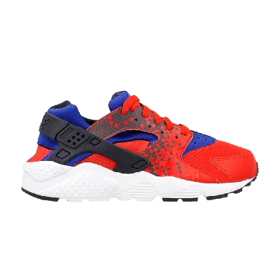 Pre-owned Nike Huarache Run Print Gs 'light Crimson' In Red
