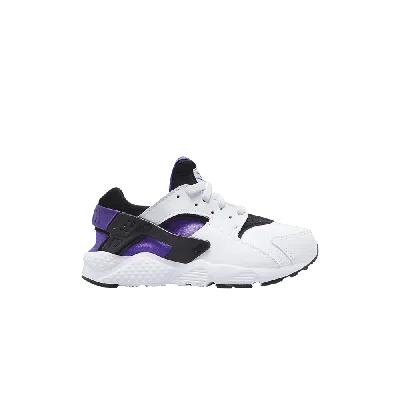 Pre-owned Nike Huarache Run Ps 'purple Punch' In White