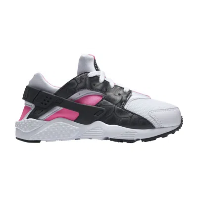 Pre-owned Nike Huarache Run Ps 'white Black Hyper Pink' | Kid's Size 3