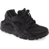 Nike Big Kids Huarache Run Running Sneakers From Finish Line In Black