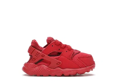 Pre-owned Nike Huarache Run Sneakers In University Red