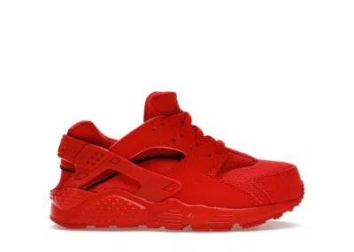 Pre-owned Nike Huarache Run Sneakers In University Red